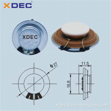 27mm flat 8ohm 1w blood level massage speaker